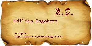 Módis Dagobert névjegykártya
